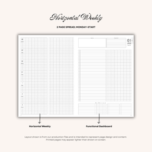 Load image into Gallery viewer, Plans – Horizontal Planner (2027 Edition)