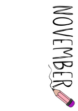 Load image into Gallery viewer, Monthly Dashboards - Scribble (Pink)