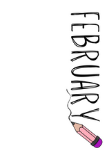 Load image into Gallery viewer, Monthly Dashboards - Scribble (Pink)