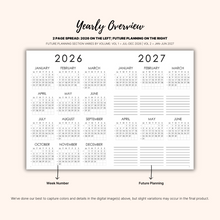 Load image into Gallery viewer, 2026 PREORDER: Plans - Vertical