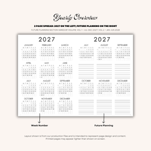 Load image into Gallery viewer, Plans – Horizontal Planner (2027 Edition)