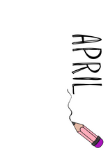 Load image into Gallery viewer, Monthly Dashboards - Scribble (Pink)