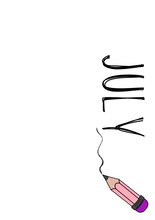 Load image into Gallery viewer, Monthly Dashboards - Scribble (Pink)