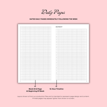 Load image into Gallery viewer, Plans – Quarterly Horizontal Planner (Undated Edition)