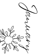 Load image into Gallery viewer, Monthly Dashboards - Line Art Style

