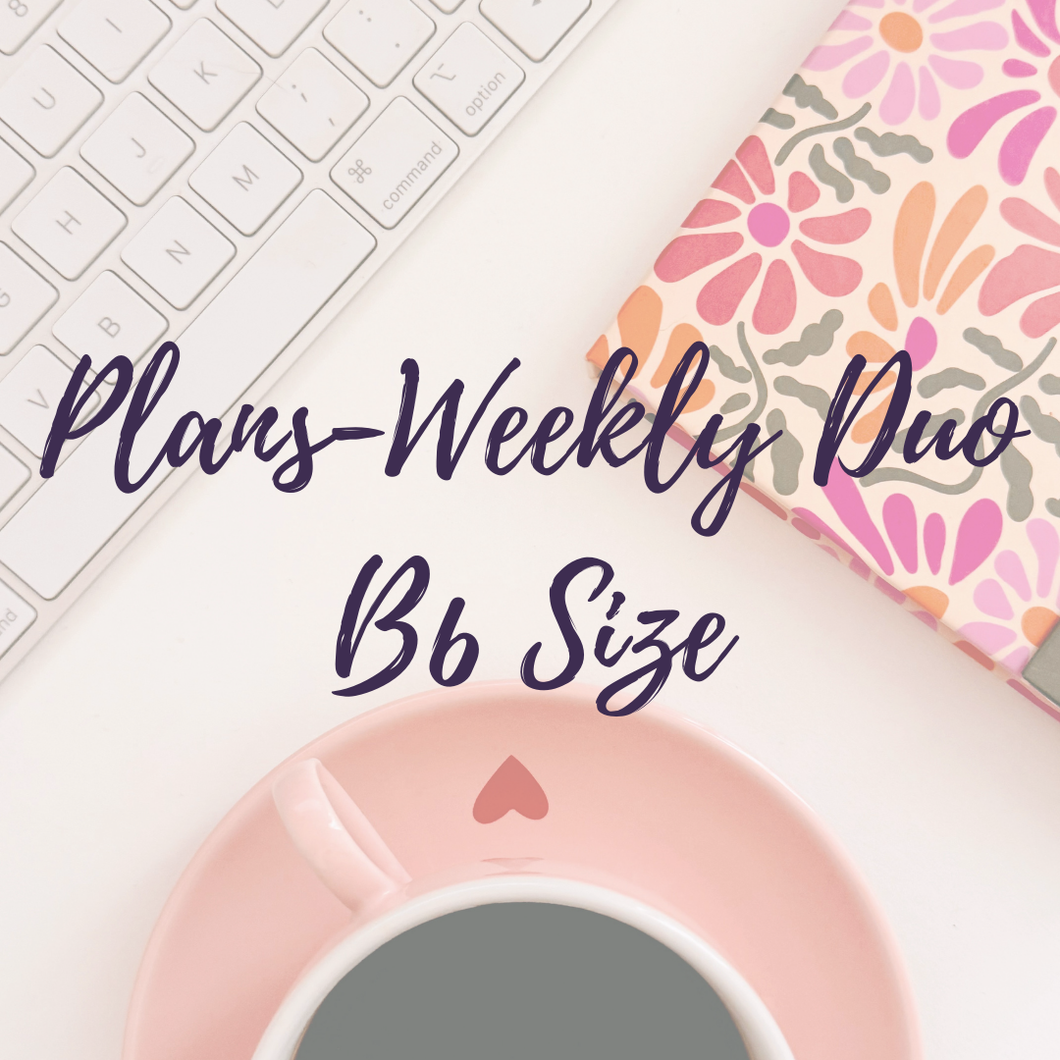 2026 PREORDER: Plans - Weekly Duo