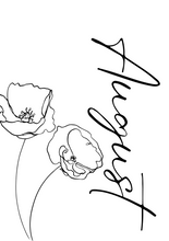 Load image into Gallery viewer, Monthly Dashboards - Line Art Style
