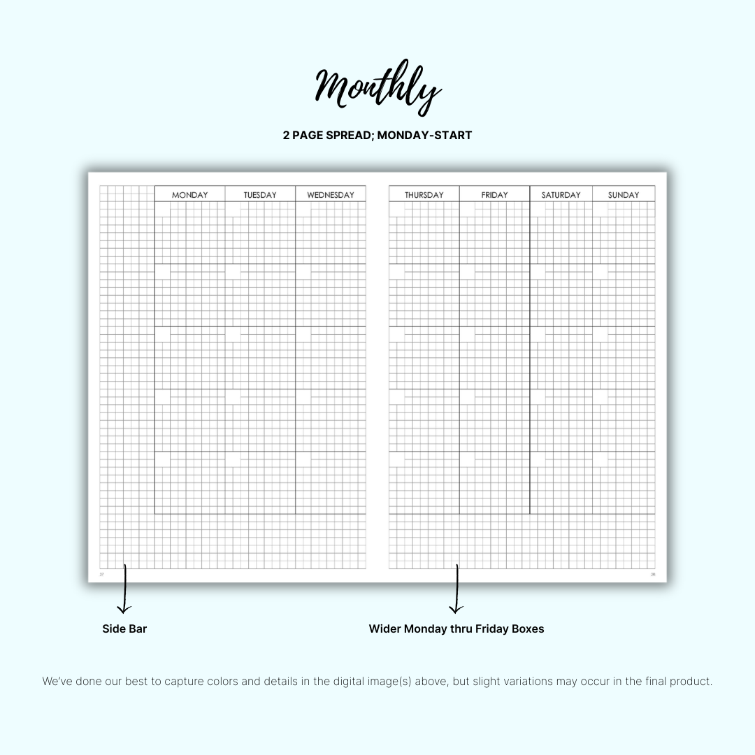 Weekly Just In Plans - Weekly Focus (Undated) – Shop Just Scribble