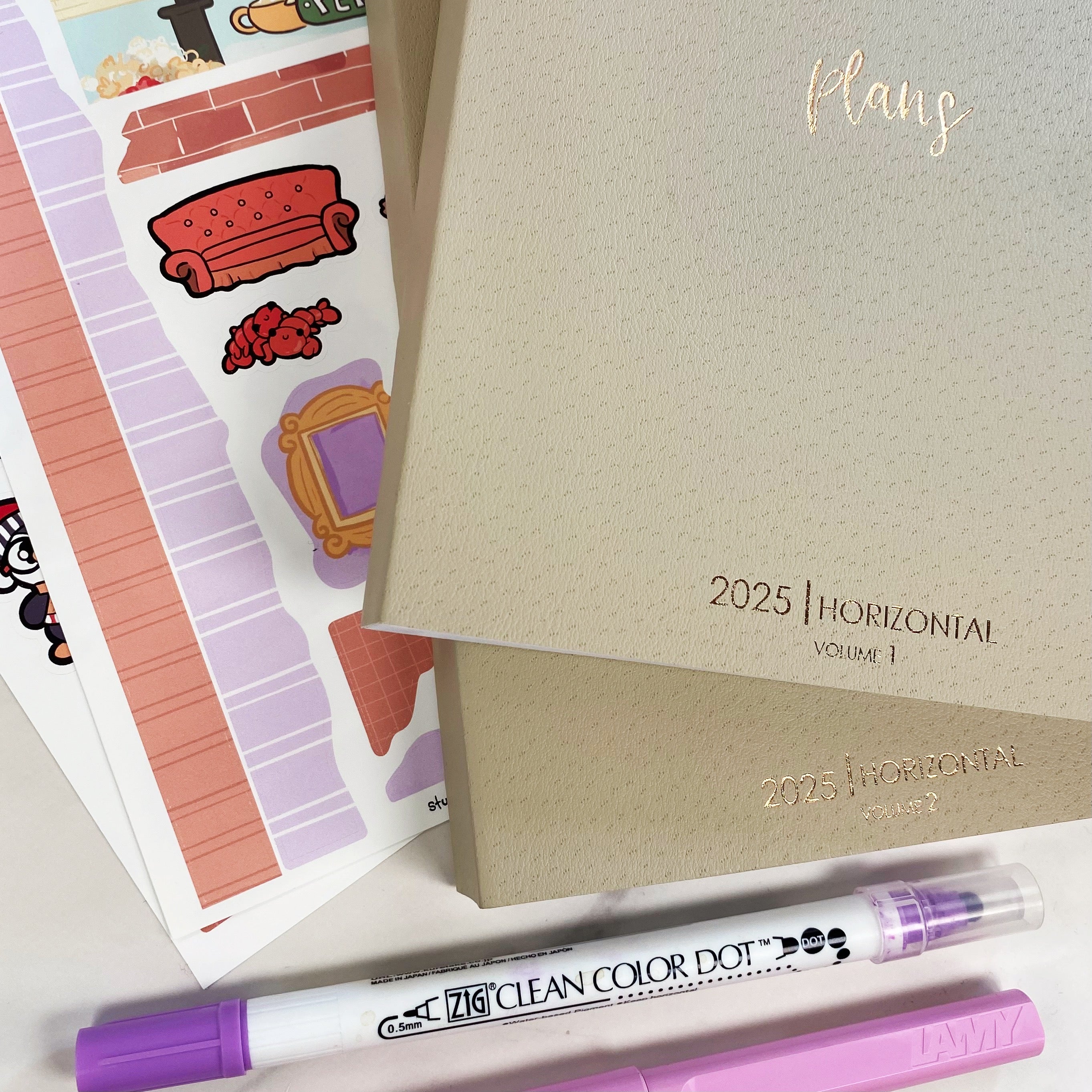 READY TO SHIP 2025 Plans Horizontal Shop Just Scribble